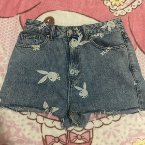PACSUN playboy collection shorts